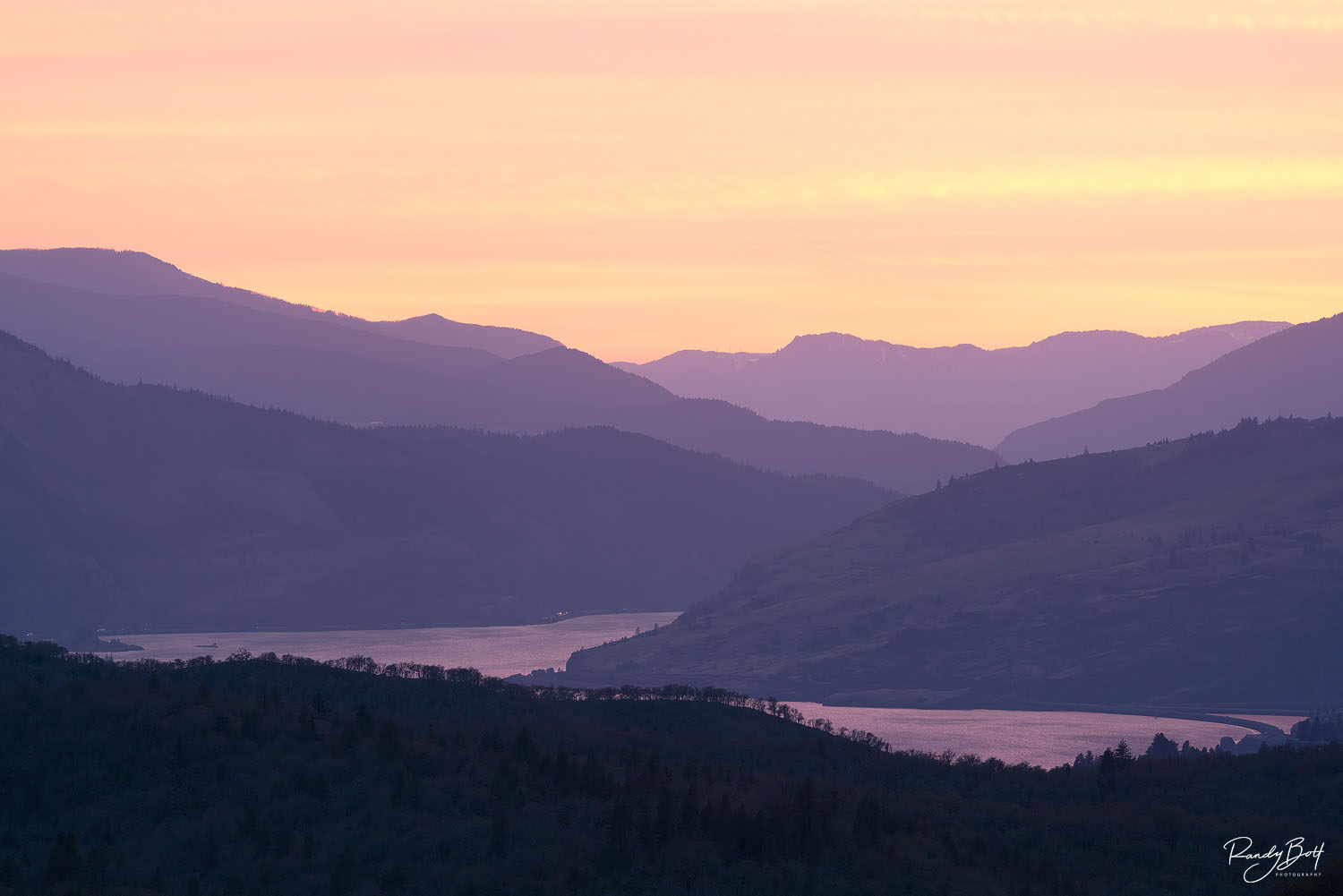 Gorge Sunset sunset over the Columbia Gorge